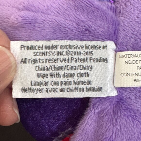 Scentsy Buddy Bubbles the Octopus Purple‎ 12" Stuffed Animal Textured Plush - Picture 11 of 14